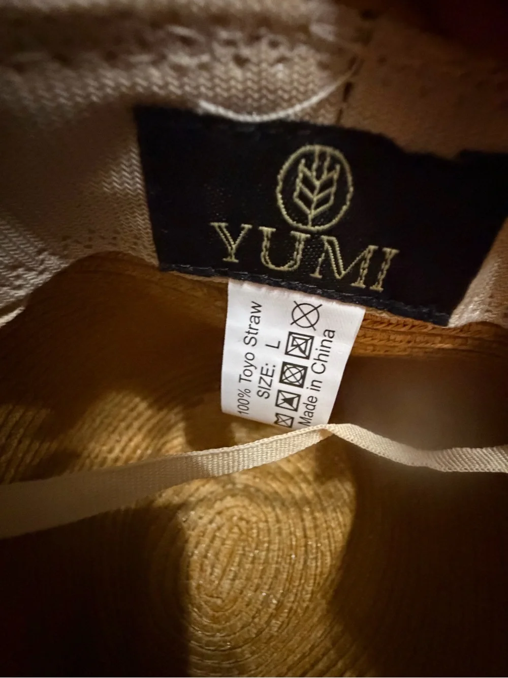 Men's  Straw Fedora Hat with Striped Band